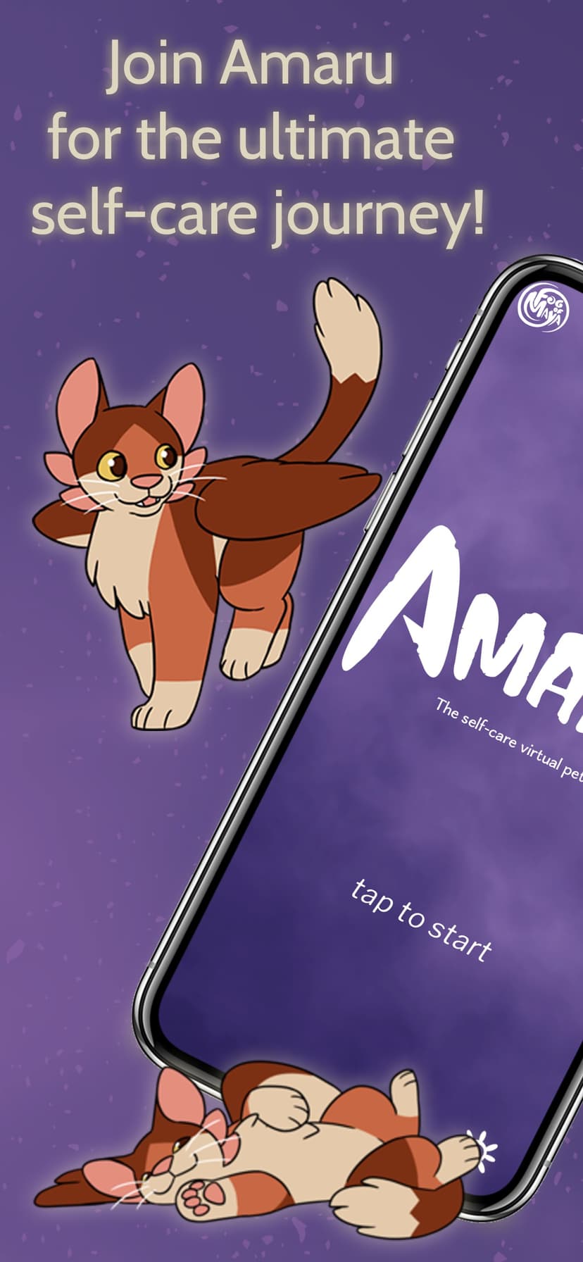 Amaru: Self-care Virtual Pet screenshot 1 - screenshot