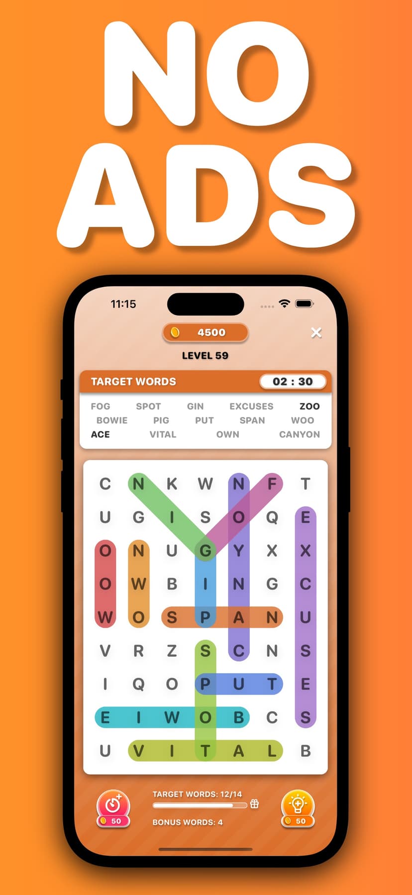 Word Search - No Ads, No Wifi screenshot 2 - screenshot