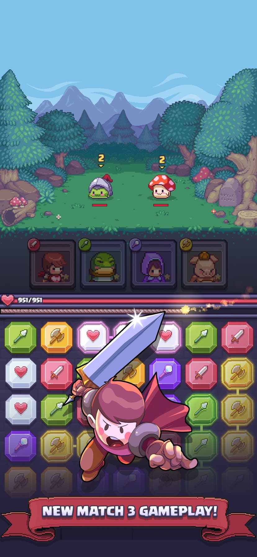 Match Land: Puzzle RPG screenshot 4 - screenshot