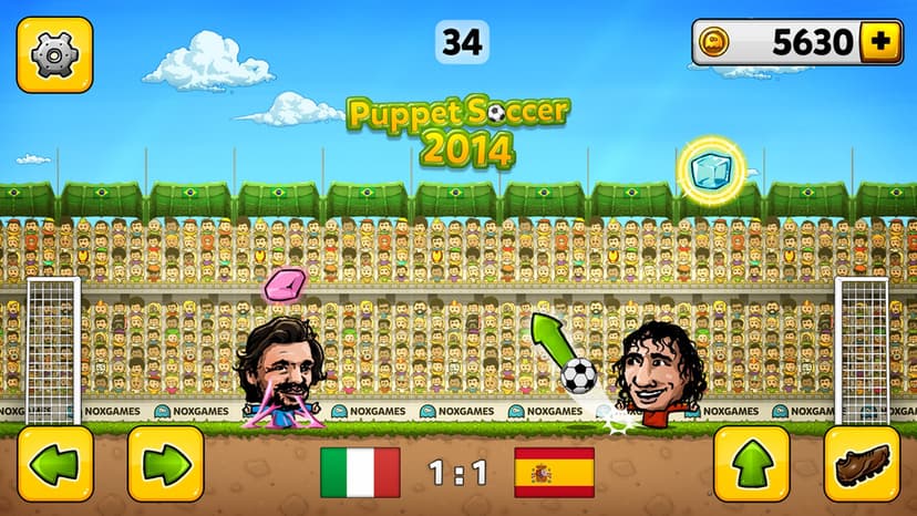 Puppet Soccer 2014 - Football championship in big head Marionette World screenshot 2 - screenshot