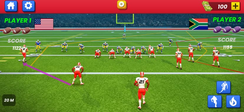 American Football: Rugby Games screenshot 1 - screenshot