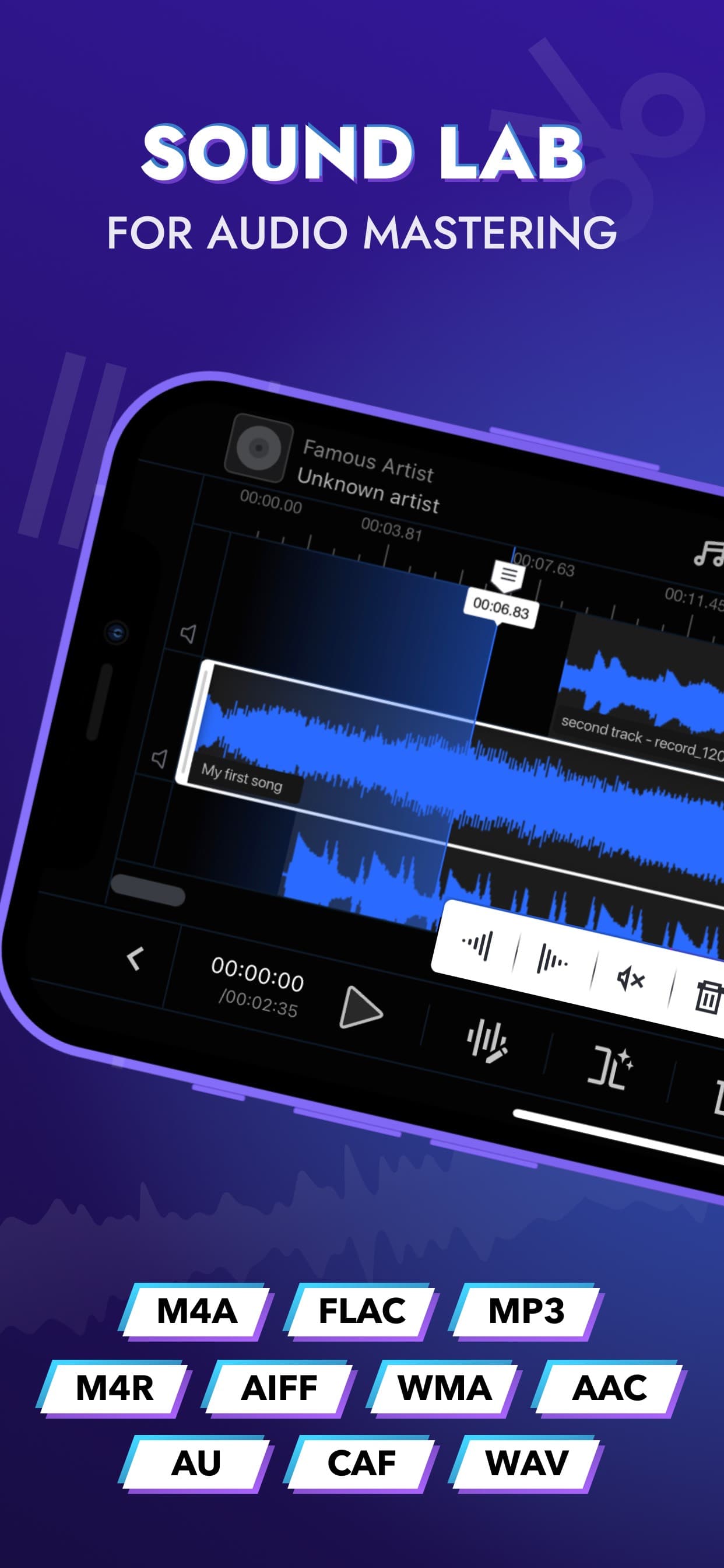Audio Editor Tool: Edit Music screenshot 1 - screenshot