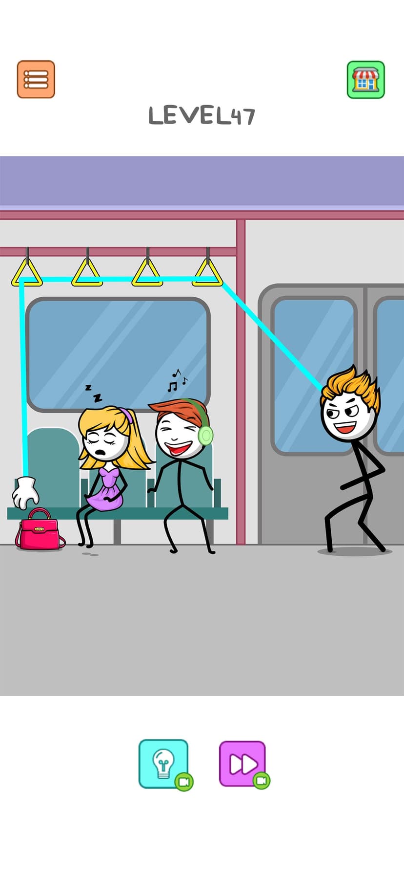Thief Stickman Puzzle Game screenshot 4 - screenshot