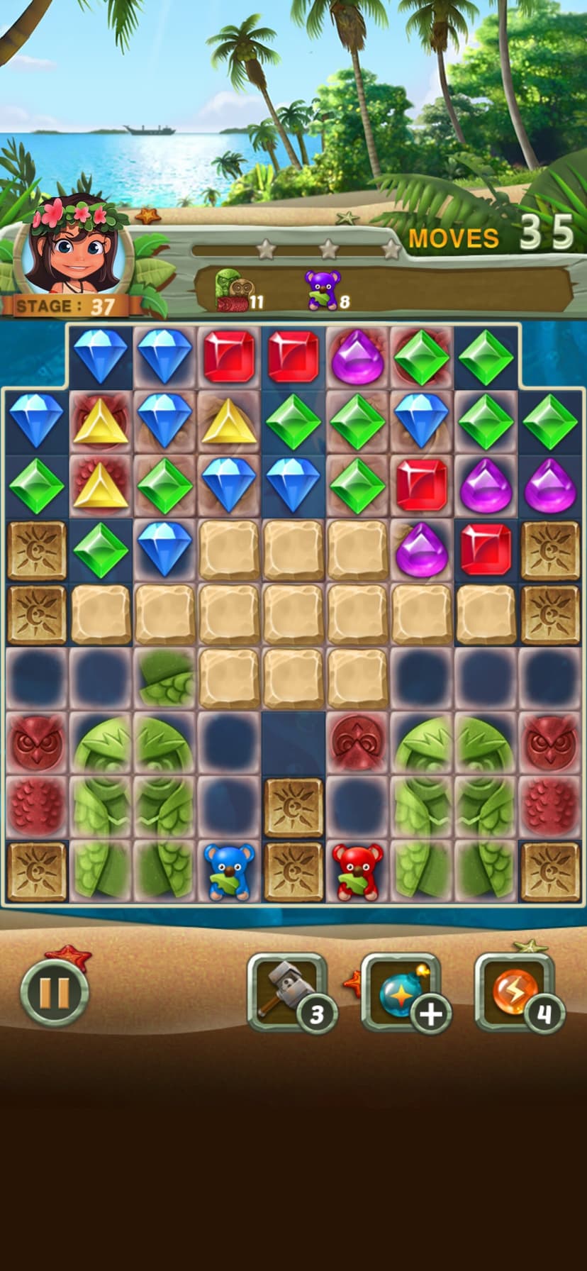 Paradise Jewel: Match-3 Puzzle screenshot 8 - screenshot
