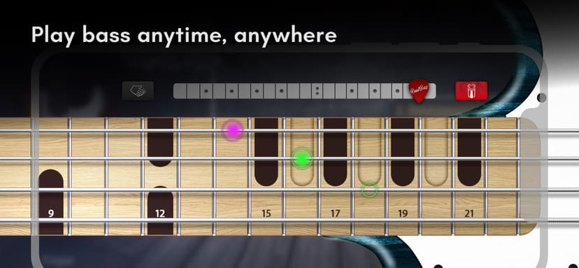 Real Bass electric bass guitar screenshot 4 - screenshot