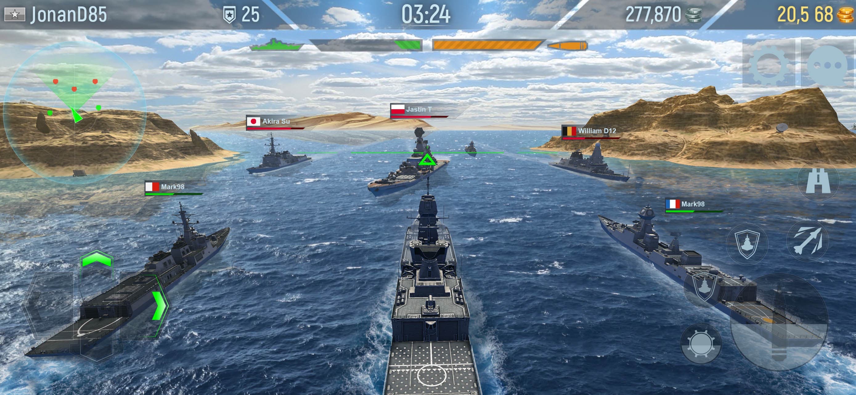 Naval Armada: War mobile games screenshot 2 - screenshot