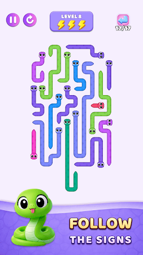 Color Snake Jam screenshot 1 - screenshot