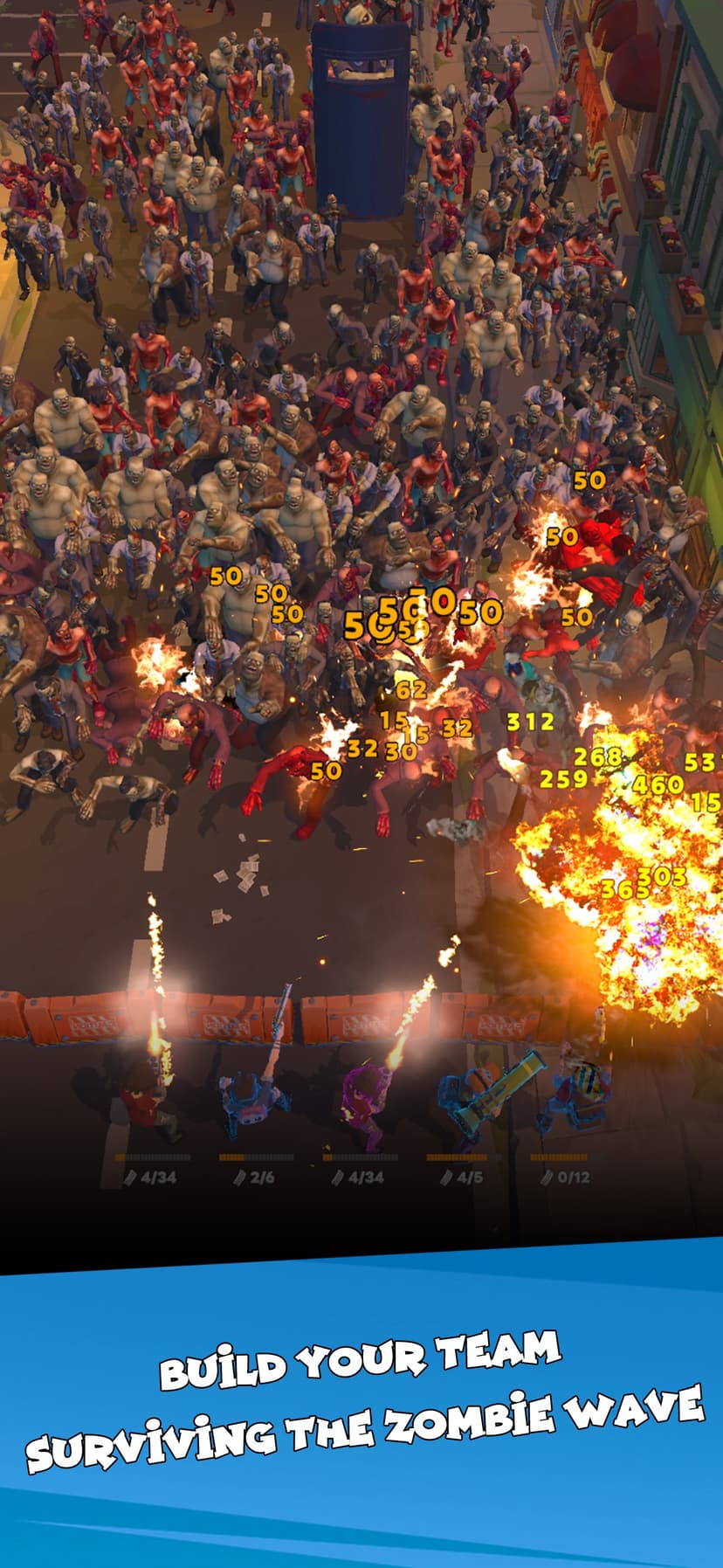 Idle Zombie Wave: Survival TD screenshot 1 - screenshot