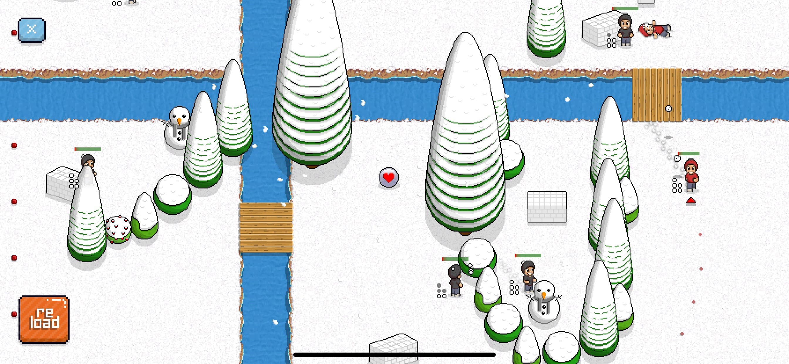 Pixel Pro Snow Fight screenshot 2 - screenshot