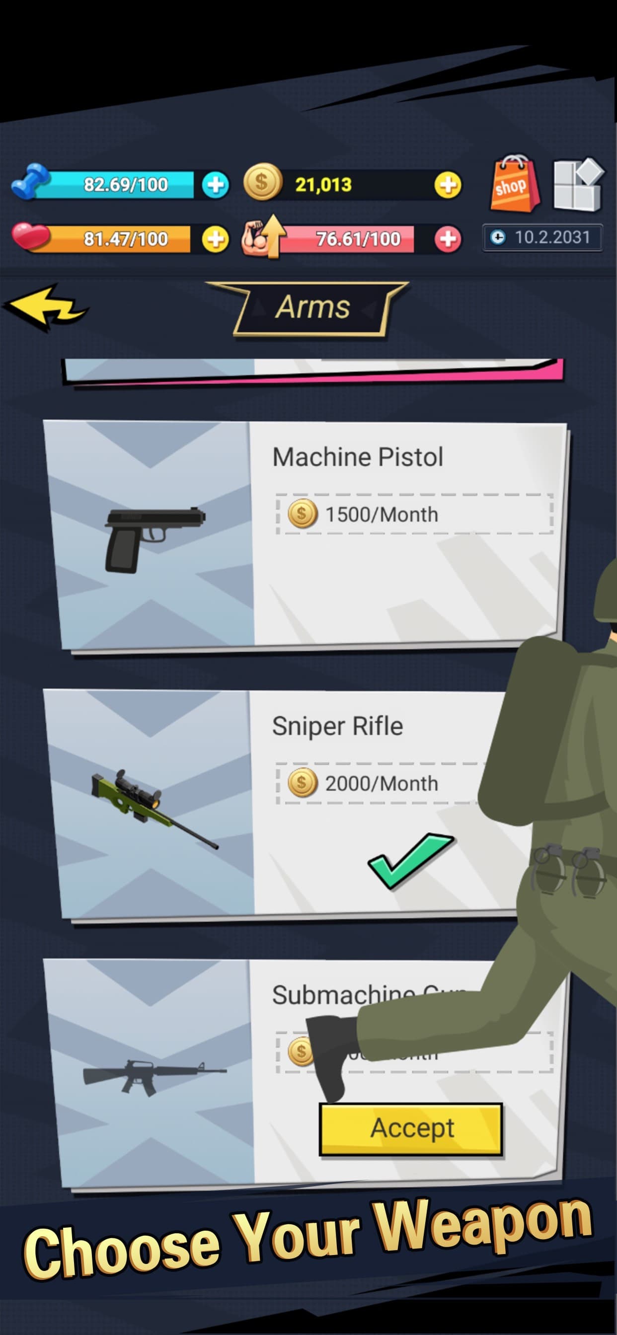 Soldier Life Simulator Games screenshot 4 - screenshot