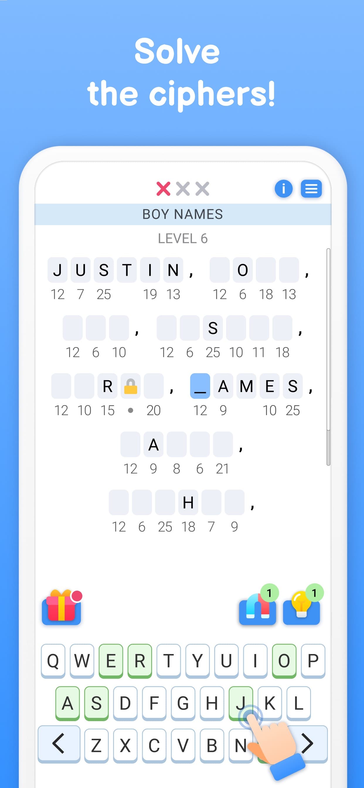 Cipher Master - Word Game screenshot 1 - screenshot