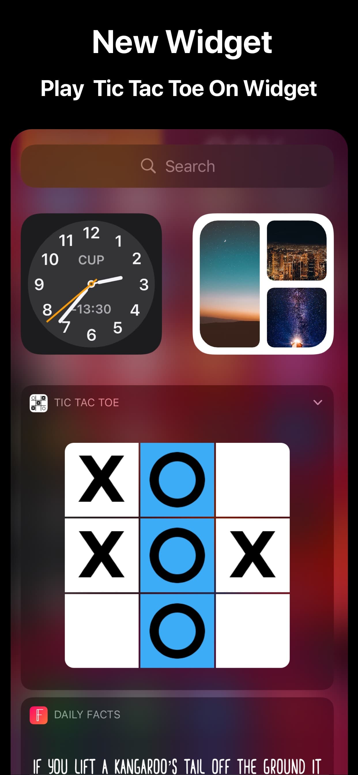 Tic Tac Toe 3-in-a-row widget screenshot 5 - screenshot