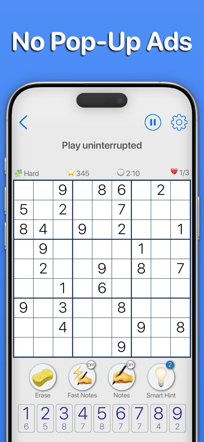 Sudoku No Pop-up Ads screenshot 2 - screenshot