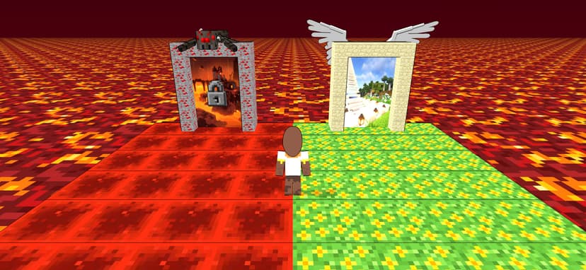 Tenge Jump Up: Heaven or Hell screenshot 1 - screenshot