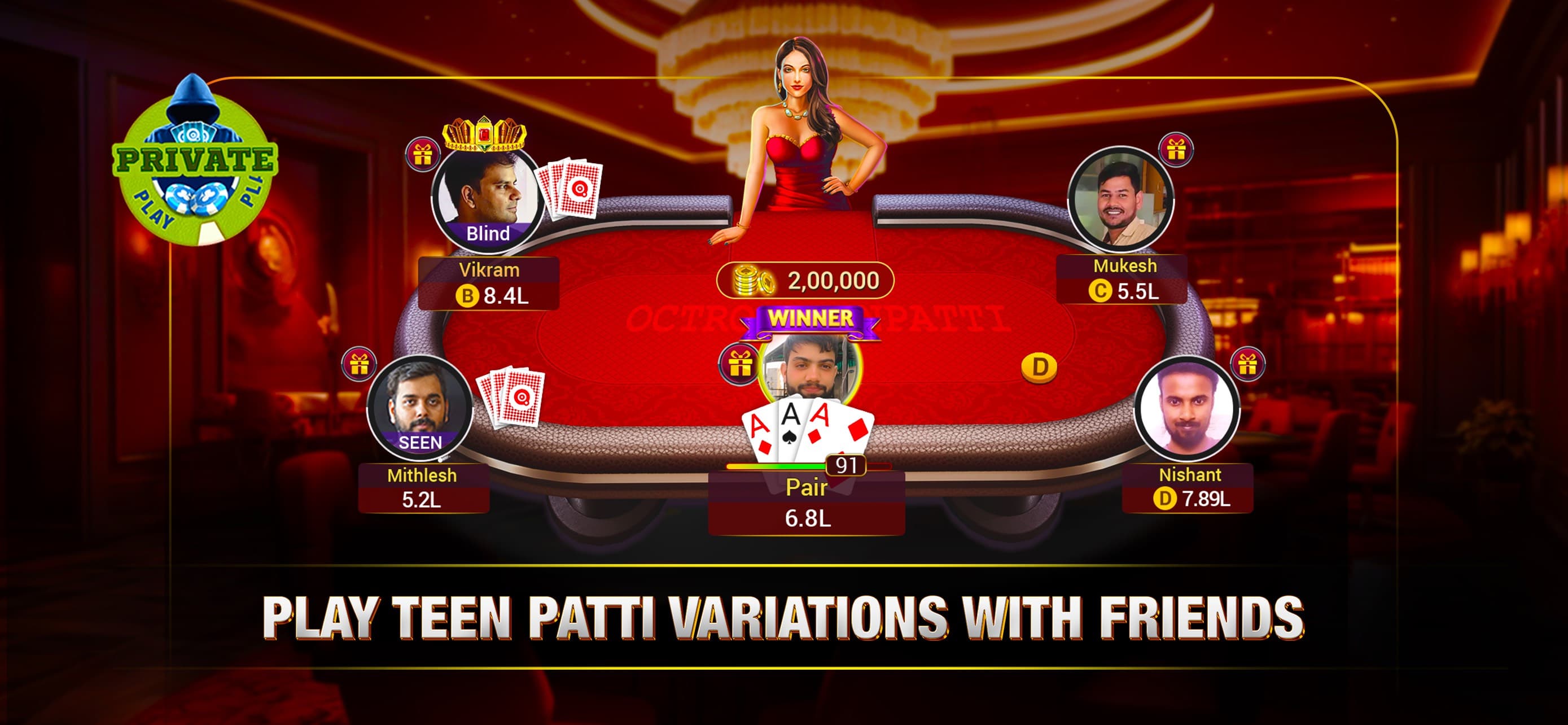 Teen Patti Octro 3 Patti Rummy screenshot 4 - screenshot