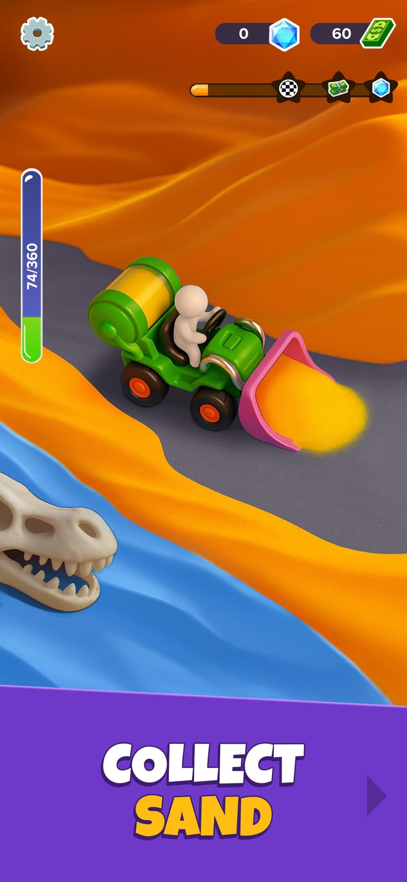 Sand Miner: Idle Mining Game screenshot 1 - screenshot