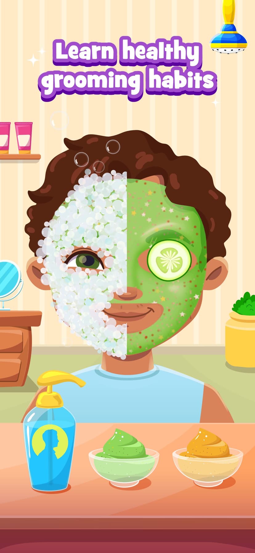 Kids Makeup Games & Hair Salon screenshot 2 - screenshot