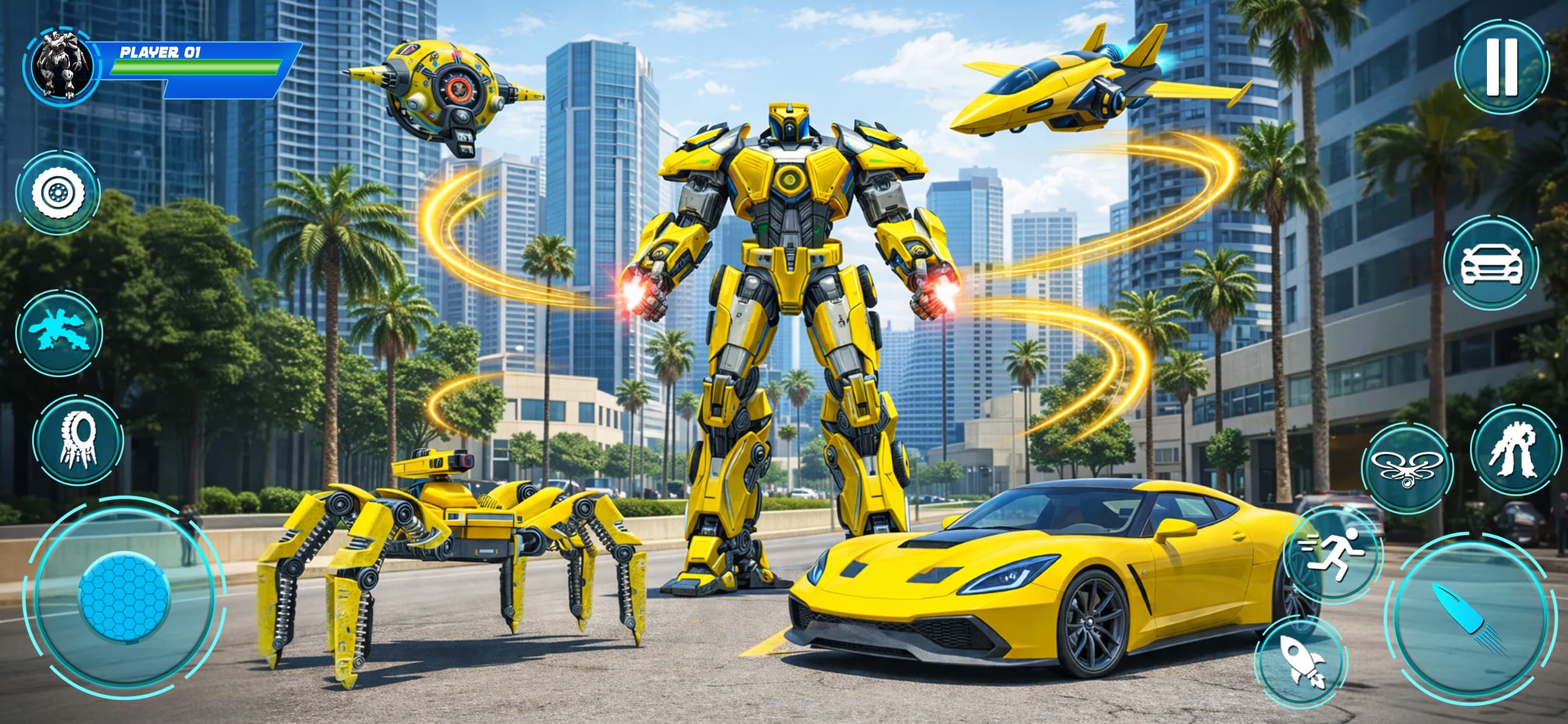 Spider Hero: Robot Fighter screenshot 1 - screenshot