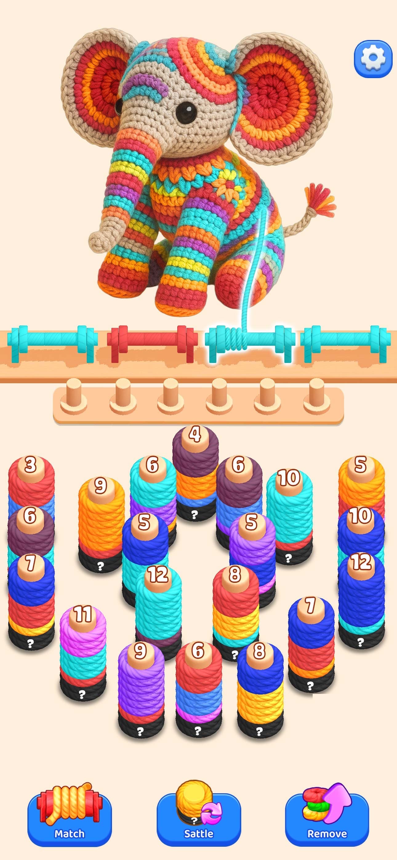 Wool Art - Yarn Puzzle Game 3D screenshot 5 - screenshot
