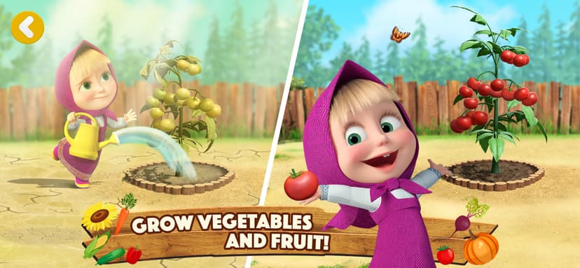 Masha and the Bear: Easy Farm screenshot 3 - screenshot