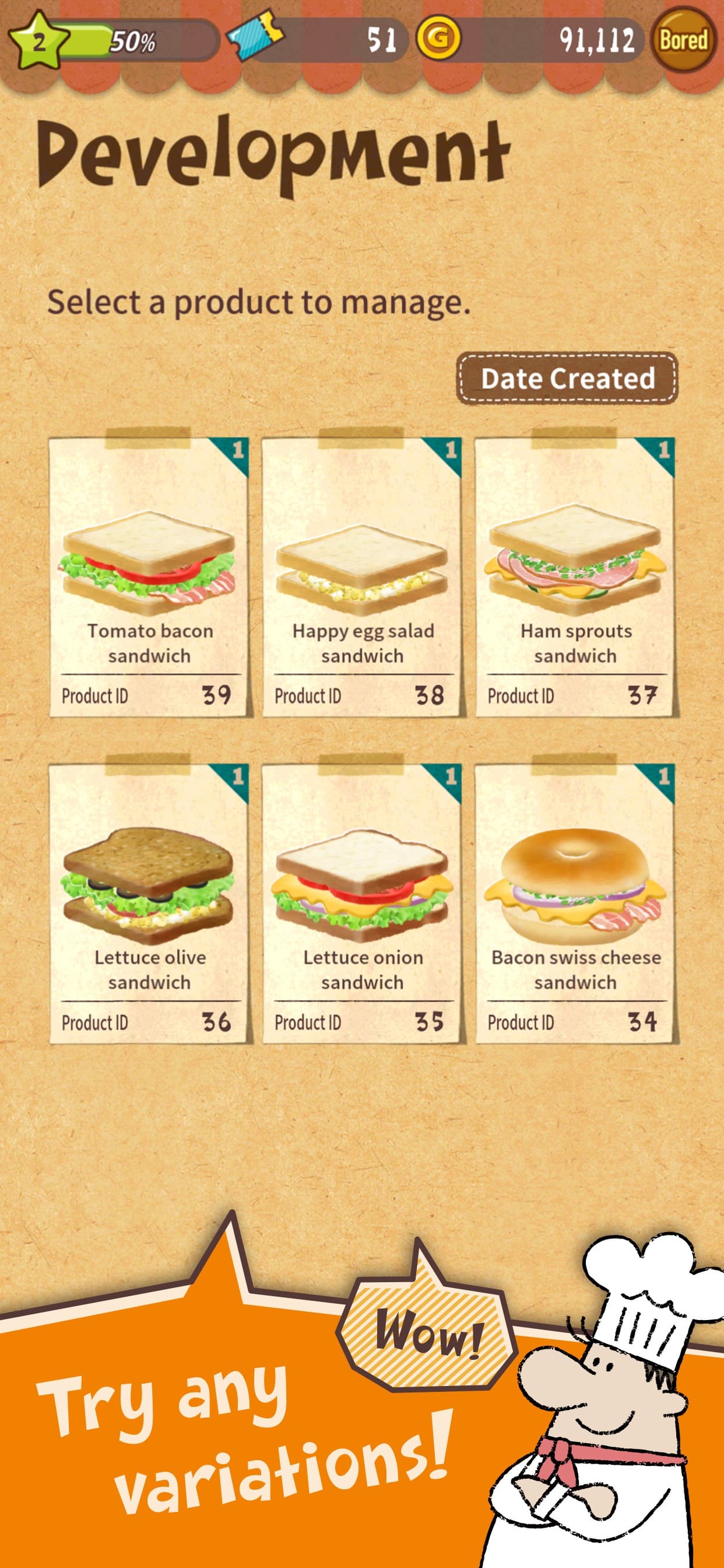 Happy Sandwich Cafe screenshot 3 - screenshot