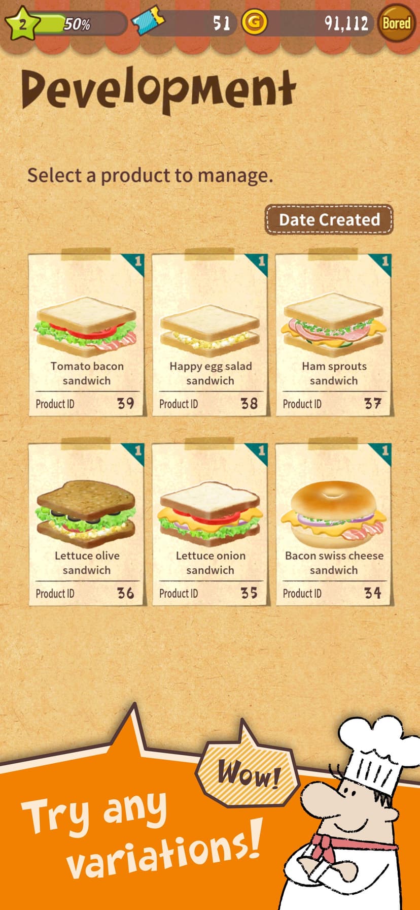 Happy Sandwich Cafe screenshot 3 - screenshot