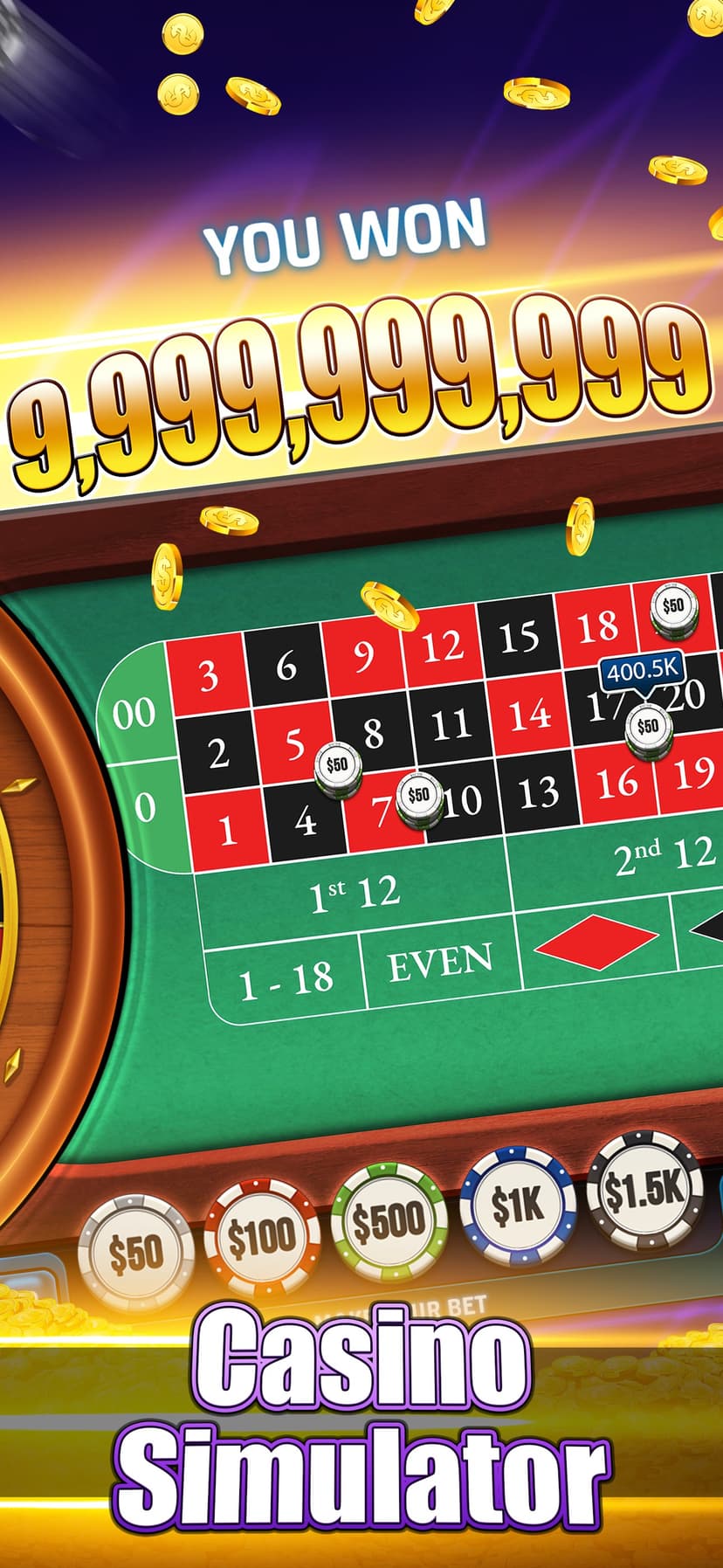 Roulette Ride Casino Wheel screenshot 2 - screenshot
