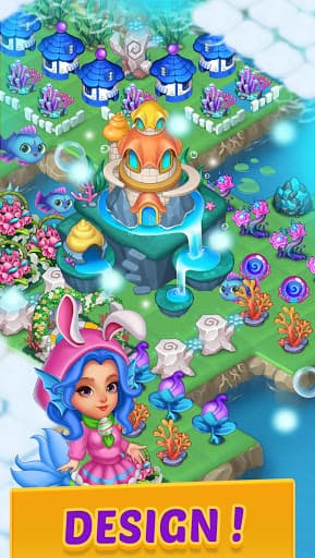 Merge Mermaids-magic puzzles screenshot 5 - screenshot