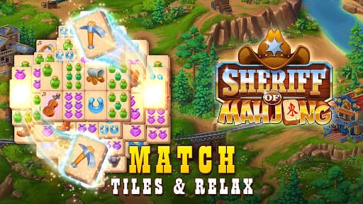 Sheriff of Mahjong: Tile Match screenshot 9 - screenshot