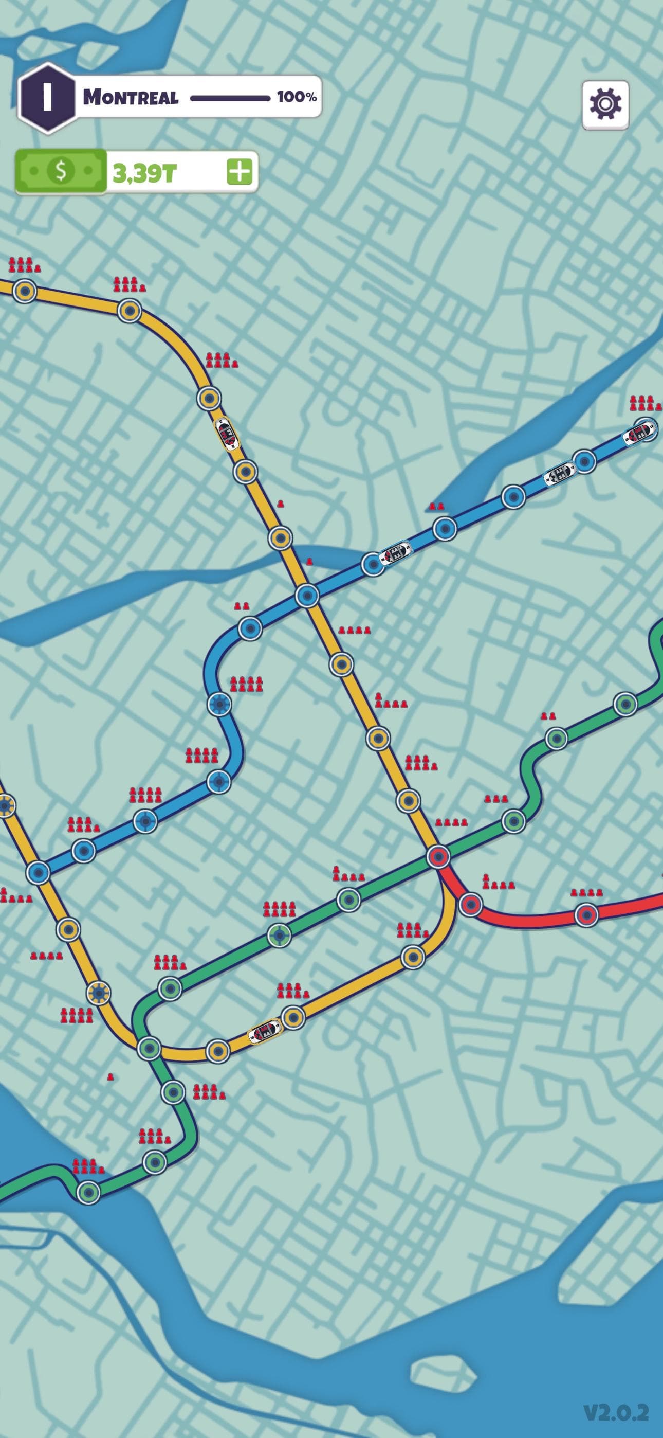 Subway Connect: Idle Metro Map screenshot 1 - screenshot