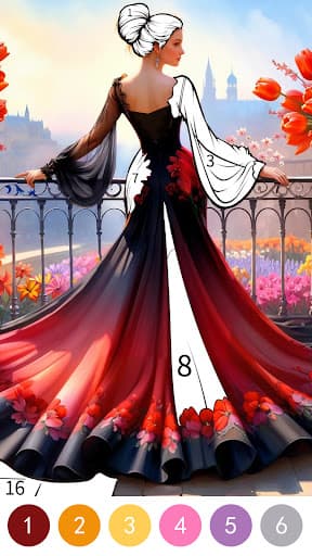 Princess Dress Coloring Book screenshot 8 - screenshot