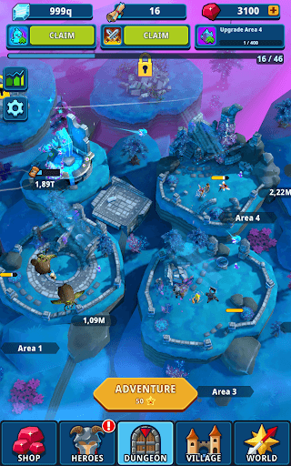 Idle Dungeon Manager - PvP RPG screenshot 16 - screenshot