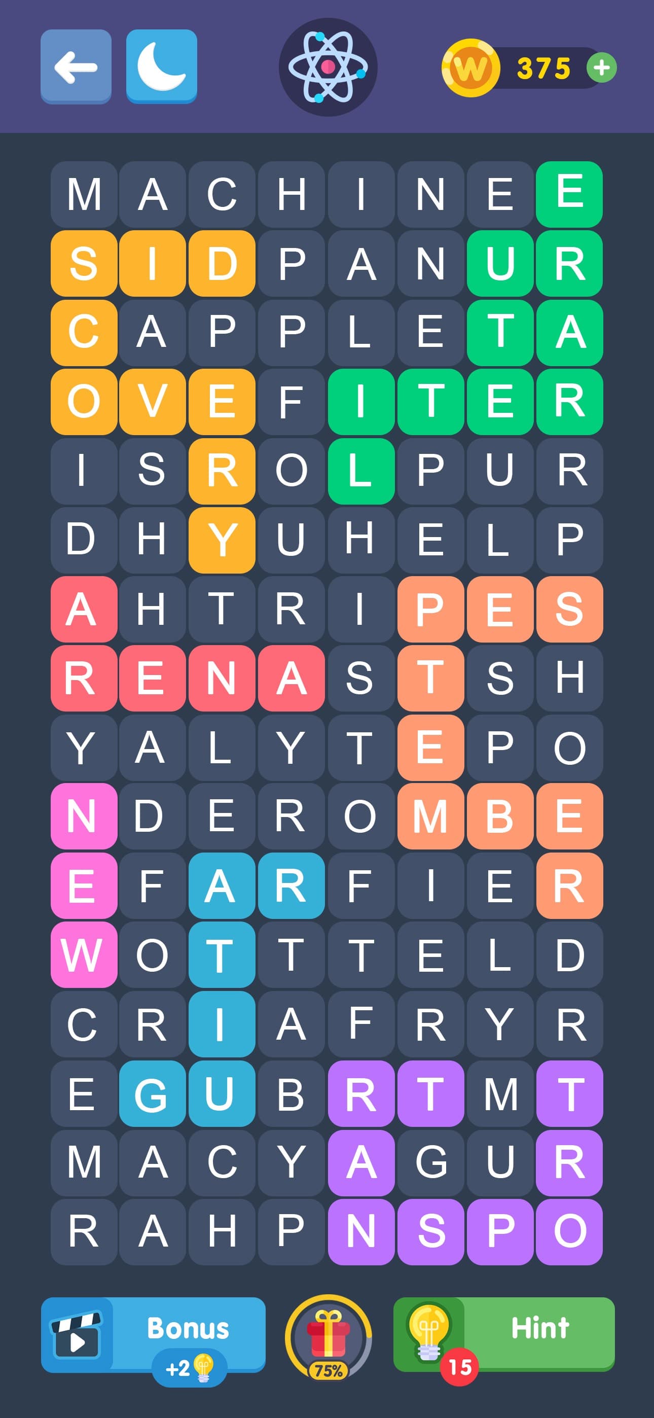 Fillwords: Word Search Puzzle screenshot 4 - screenshot