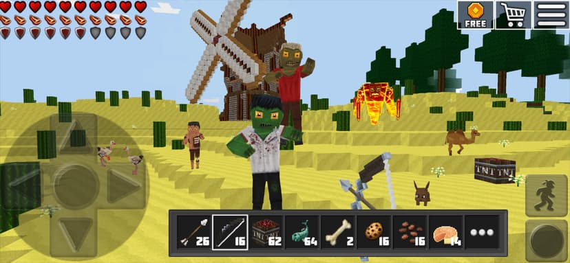 World of Cubes Craft & Mine 3D screenshot 4 - screenshot