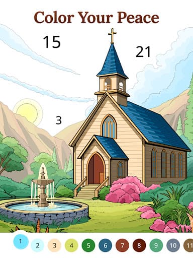 Bible Coloring Paint By Number screenshot 23 - screenshot