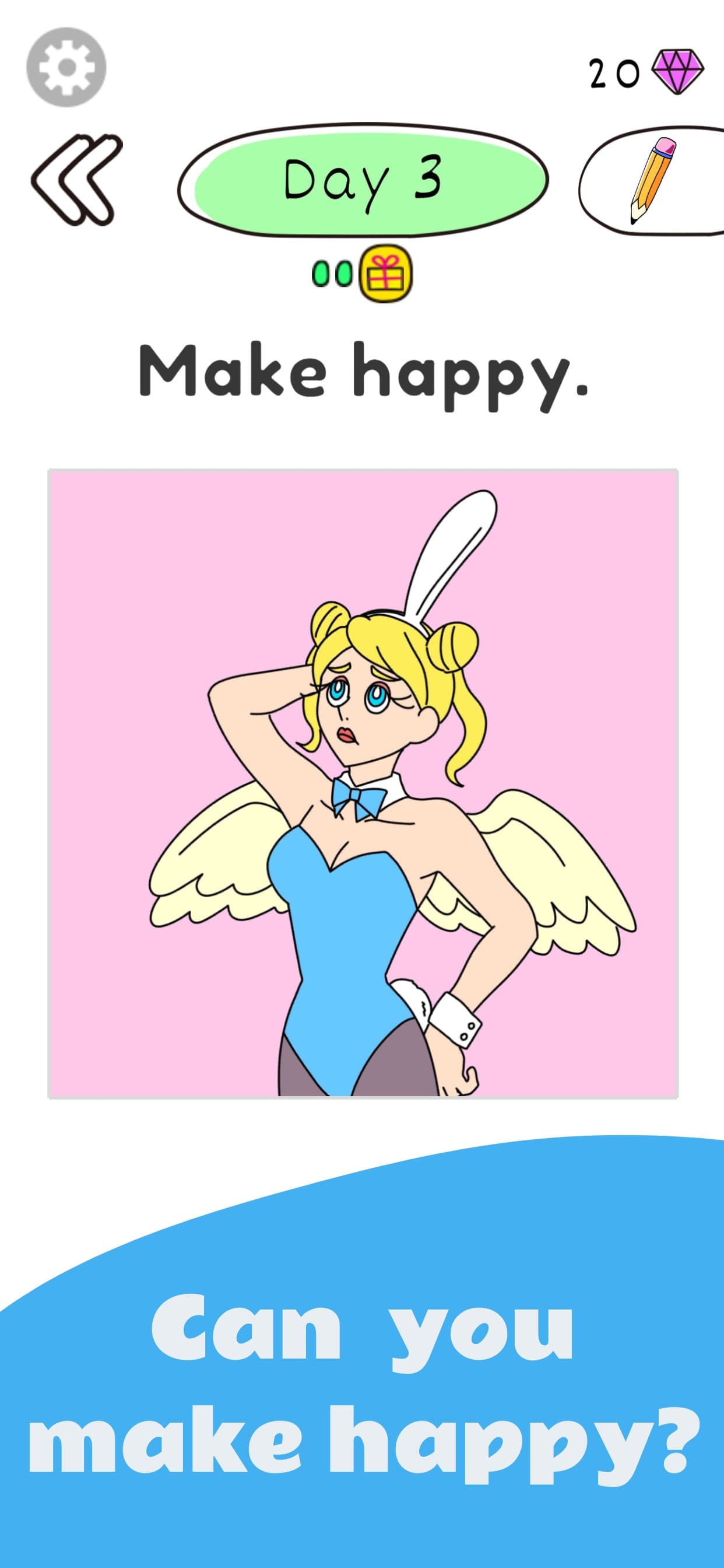 Draw Happy Angel : Puzzle Game screenshot 3 - screenshot