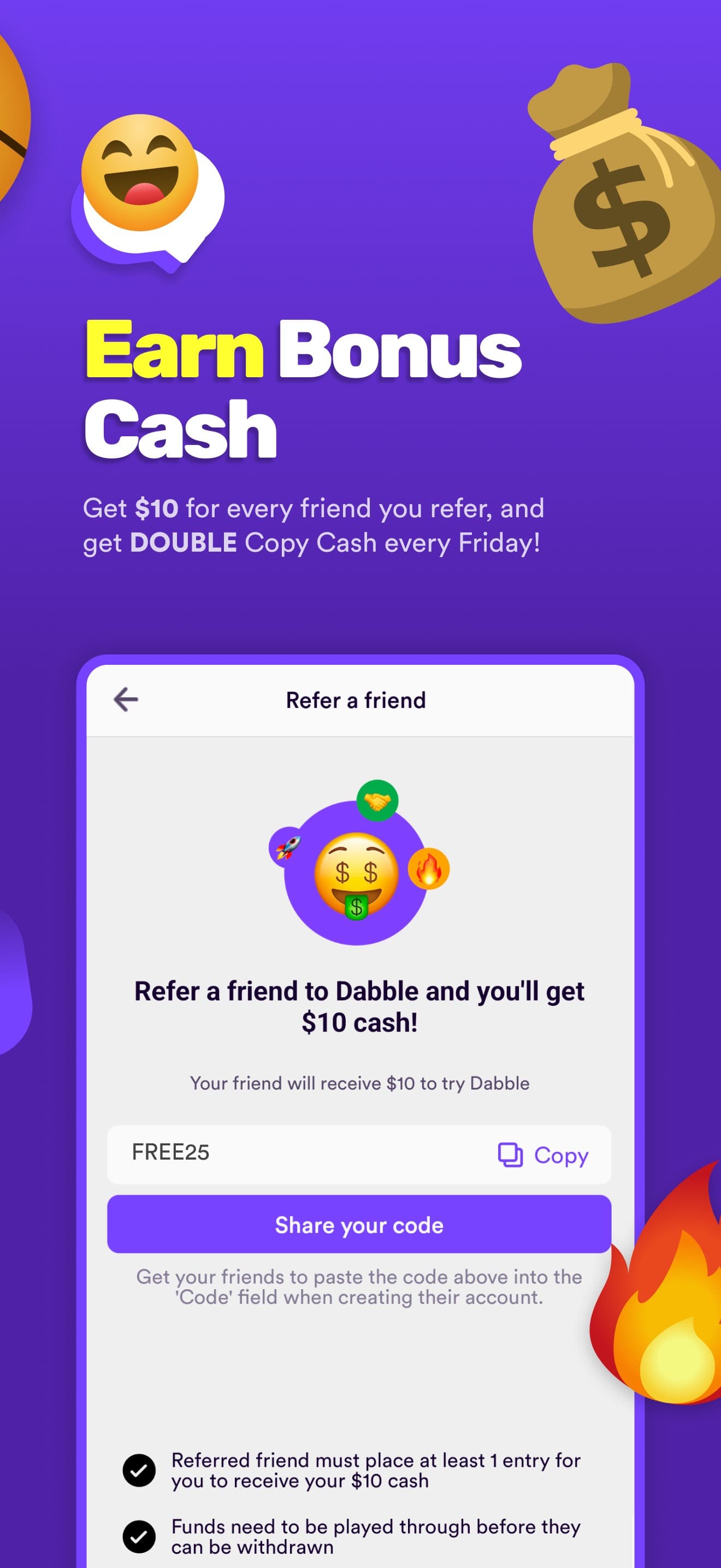 Dabble - Real Money Pick 'Em screenshot 5 - screenshot