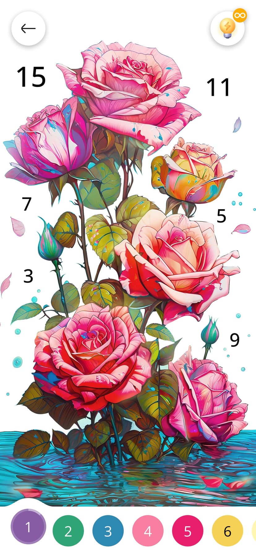 Paint by Number Coloring Game screenshot 1 - screenshot