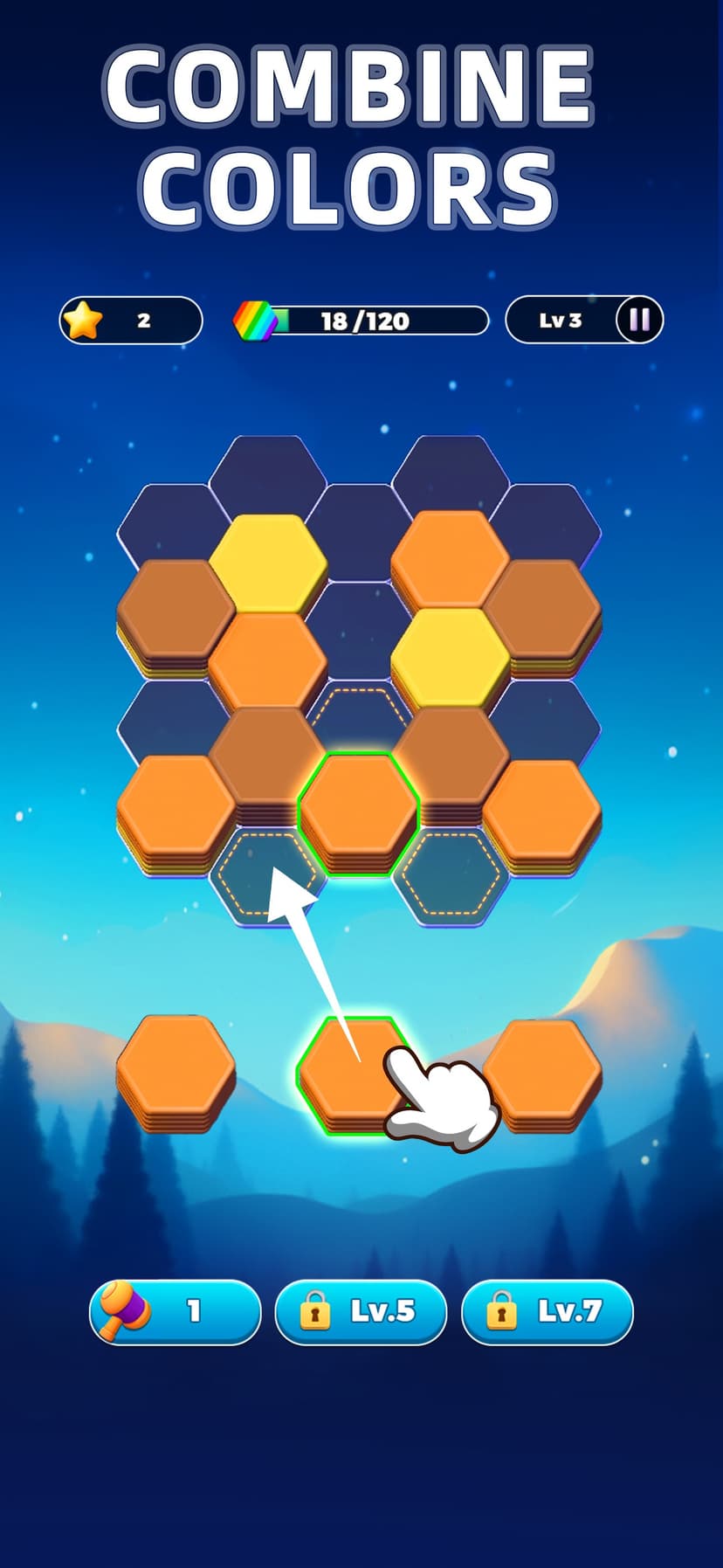 Hexa Master 3D - Color Sort screenshot 2 - screenshot