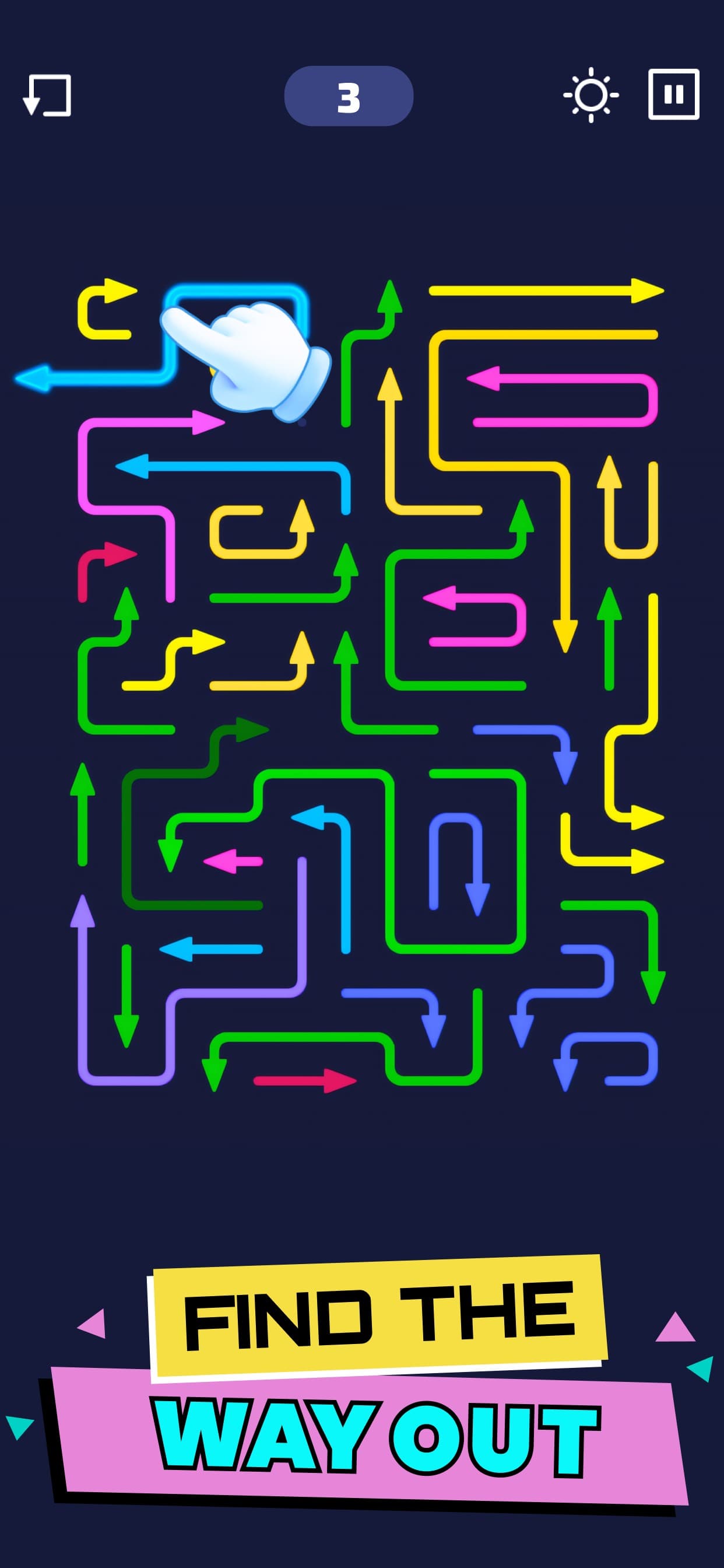 Arrow Maze - Escape Puzzle screenshot 1 - screenshot