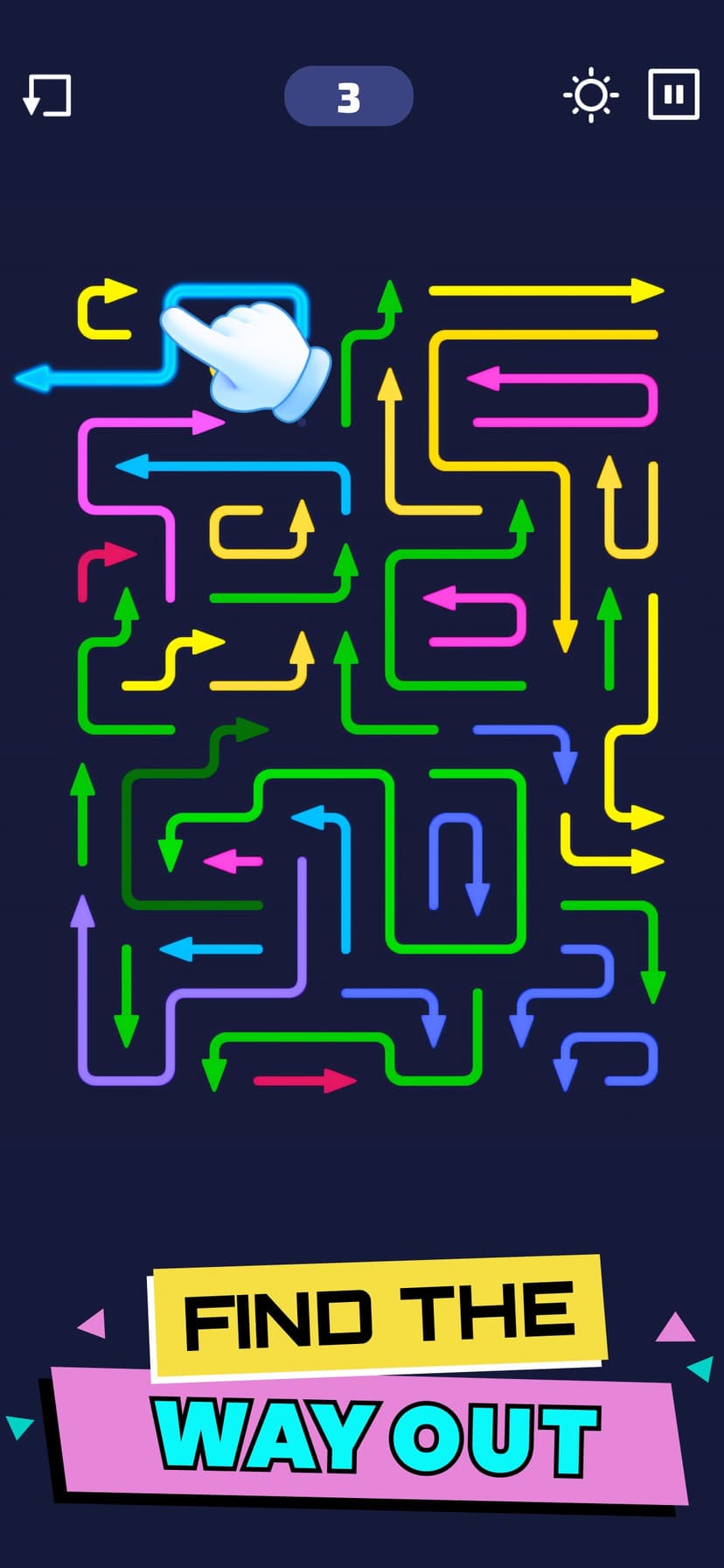 Arrow Maze - Escape Puzzle screenshot 1 - screenshot