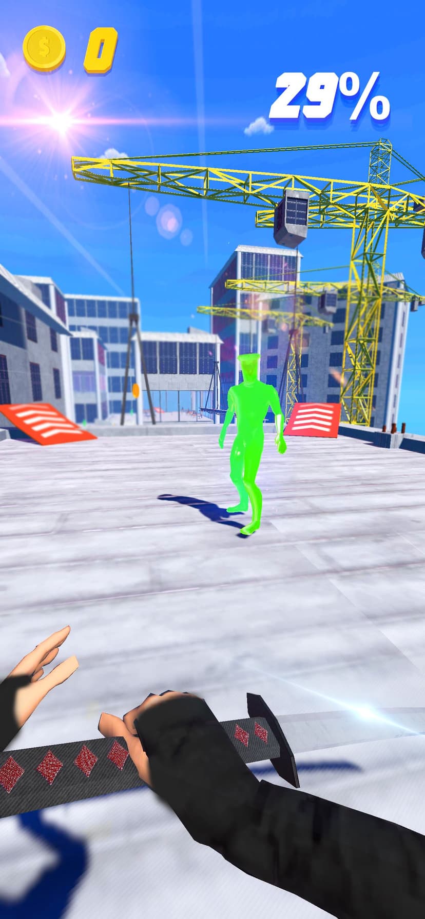 Rooftop Ninja Run screenshot 3 - screenshot