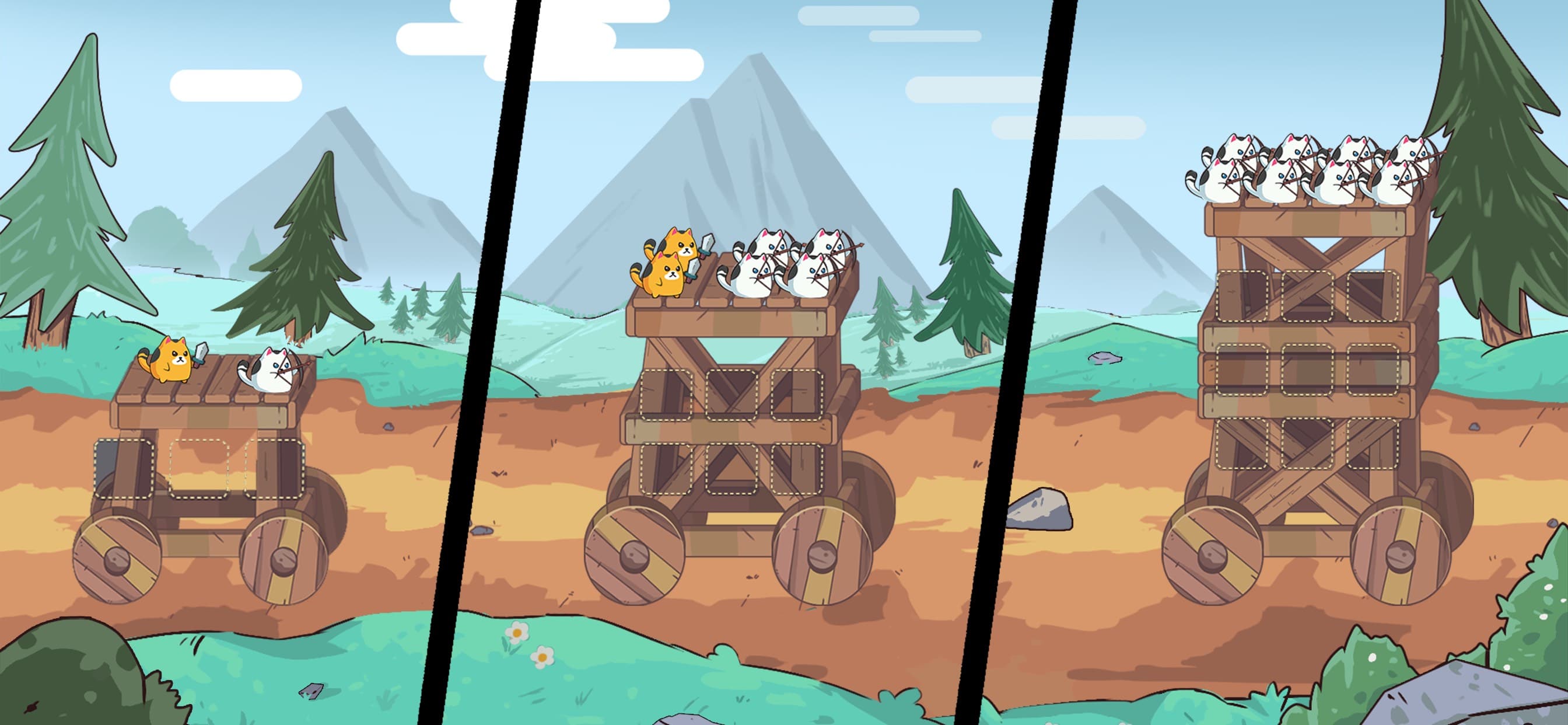 Cat'n'Robot: Idle Defense screenshot 2 - screenshot