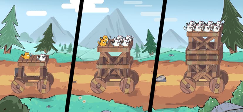 Cat'n'Robot: Idle Defense screenshot 2 - screenshot