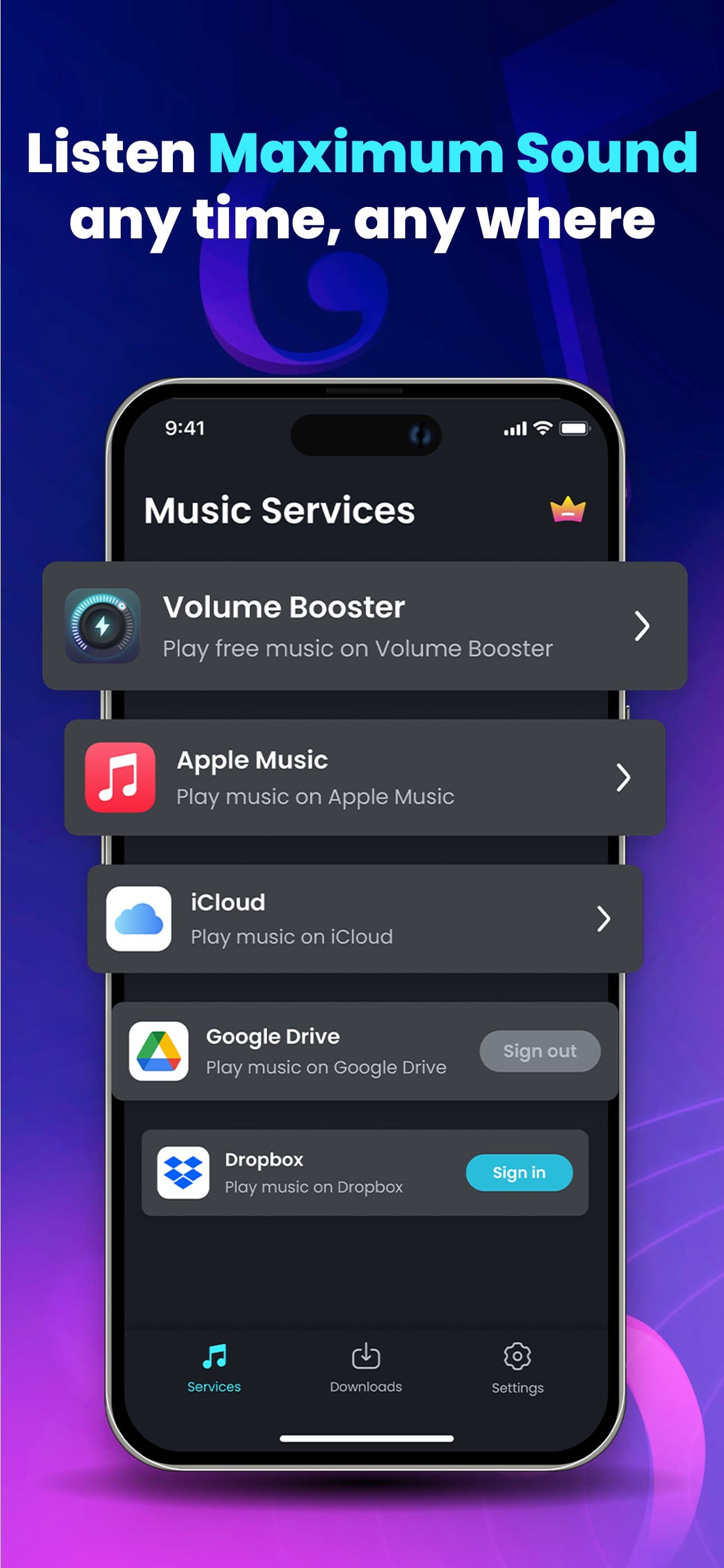 Volume Booster: Amplify Bass screenshot 4 - screenshot