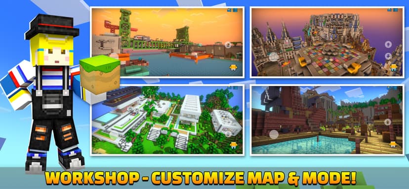Cops N Robbers:Pixel Craft Gun screenshot 6 - screenshot