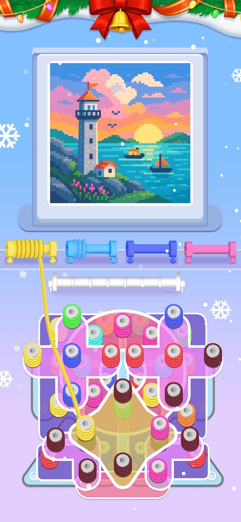 Wool Sort: Screw Yarn Coloring screenshot 2 - screenshot