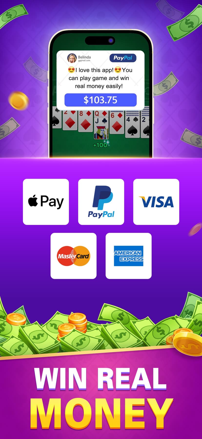 Solitaire Win Cash: Real Money screenshot 1 - screenshot