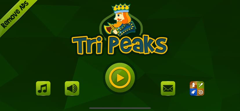 .Tri Peaks Solitaire screenshot 1 - screenshot