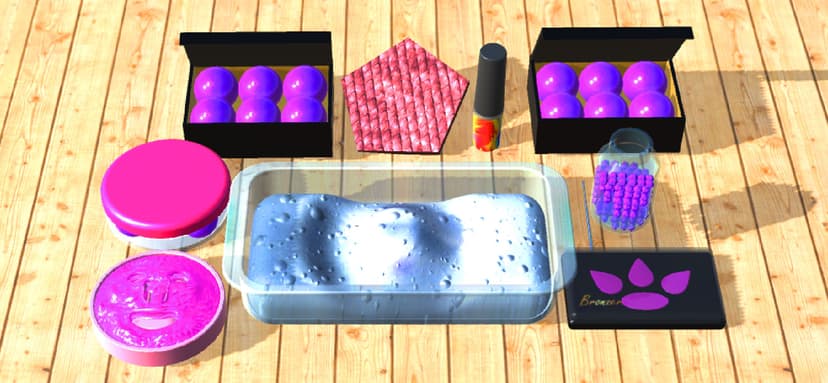 Makeup Slime Game! Relaxation screenshot 4 - screenshot